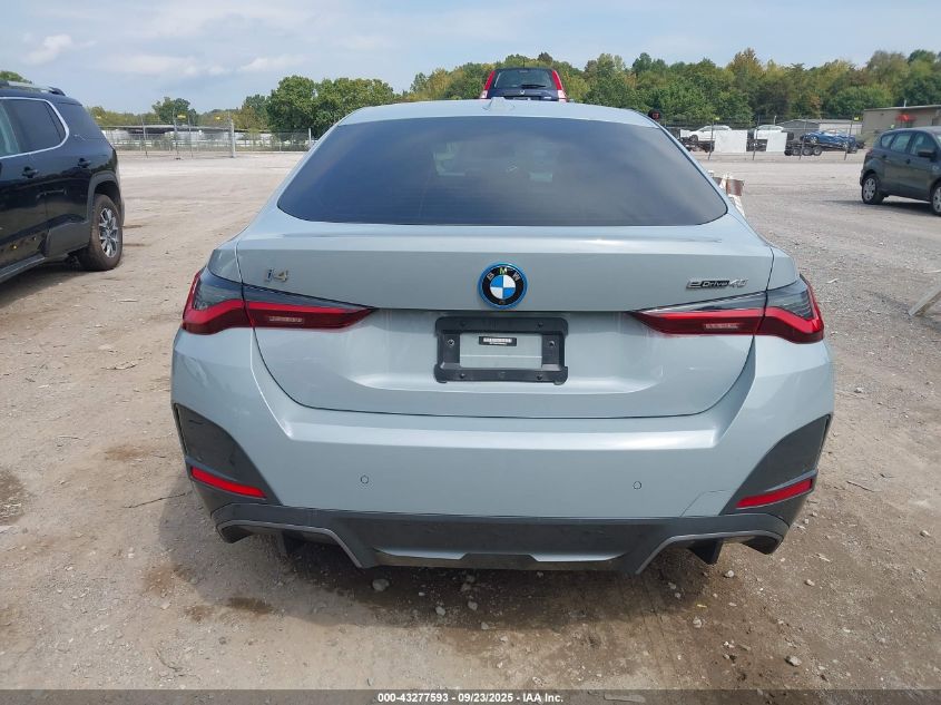 2023 BMW I4 Edrive40 VIN: WBY73AW03PFN60829 Lot: 43277593
