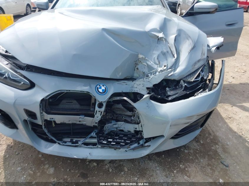 2023 BMW I4 Edrive40 VIN: WBY73AW03PFN60829 Lot: 43277593