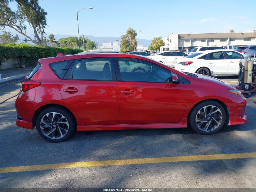 VIN: JTNKARJE8GJ507832 SCION IM 2016 RED Photo 14