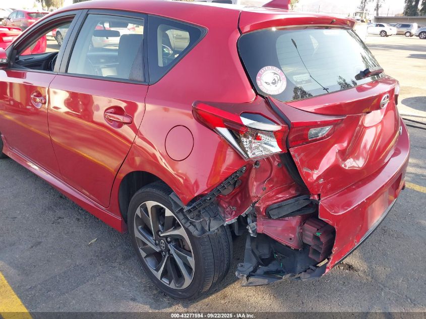 VIN: JTNKARJE8GJ507832 SCION IM 2016 RED Photo 6