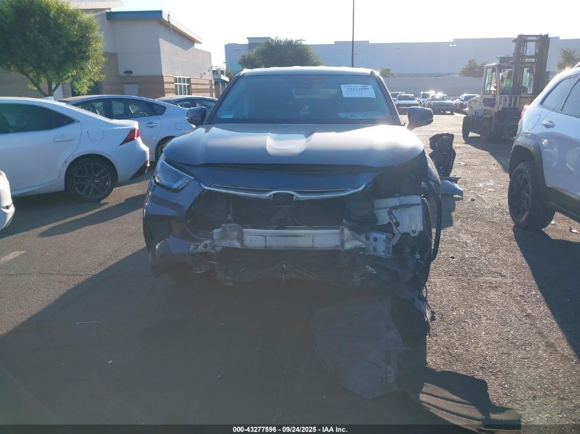 2021 Toyota Highlander L VIN: 5TDCZRBH1MS065291 Lot: 43277596