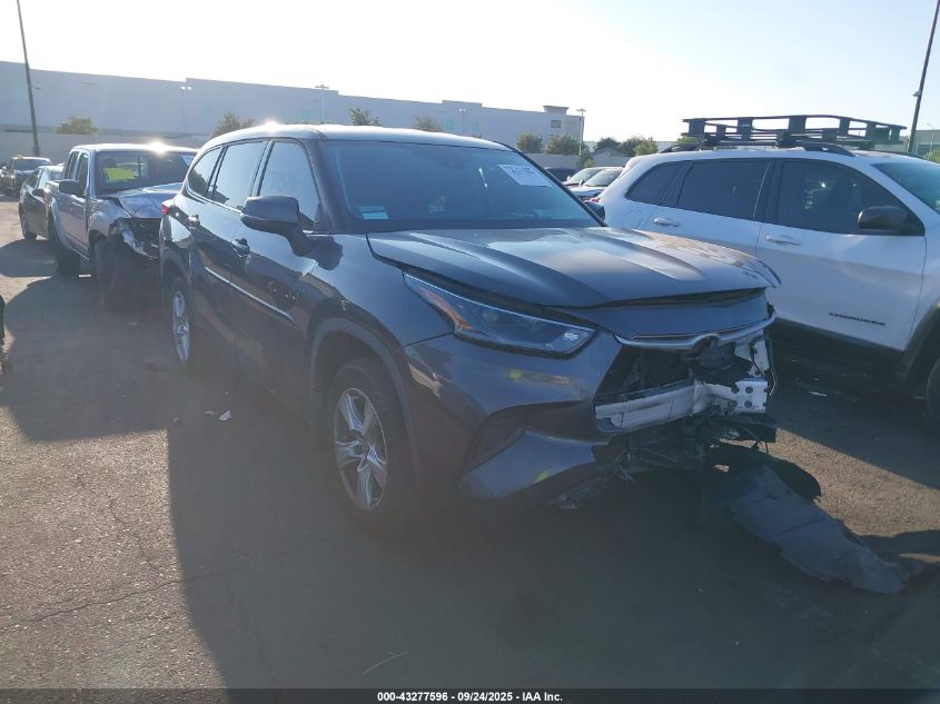 2021 Toyota Highlander L VIN: 5TDCZRBH1MS065291 Lot: 43277596