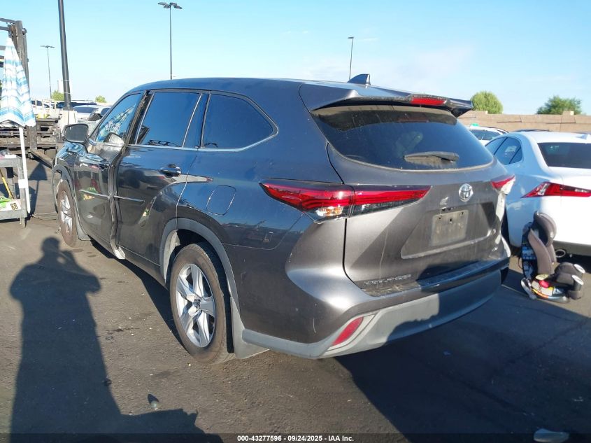 2021 Toyota Highlander L VIN: 5TDCZRBH1MS065291 Lot: 43277596