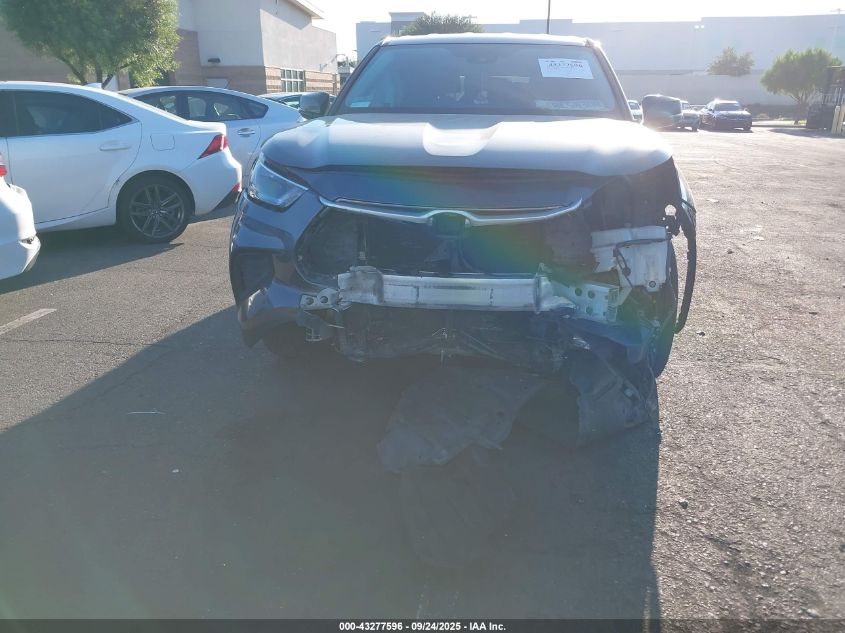 2021 Toyota Highlander L VIN: 5TDCZRBH1MS065291 Lot: 43277596