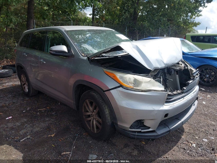 2014 TOYOTA HIGHLANDER LE - 5TDZARFH0ES008867