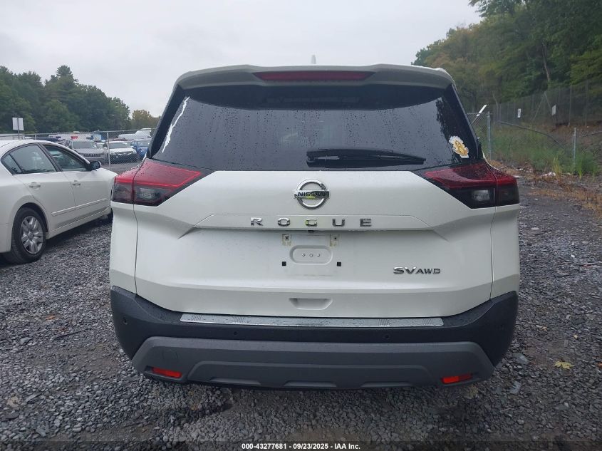 2021 Nissan Rogue Sv Intelligent Awd VIN: 5N1AT3BB4MC753865 Lot: 43277681