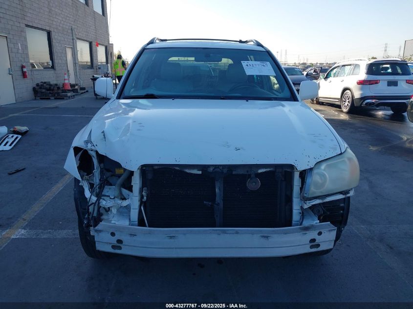 2007 Toyota Highlander V6 VIN: JTEHP21AX70198562 Lot: 43277767