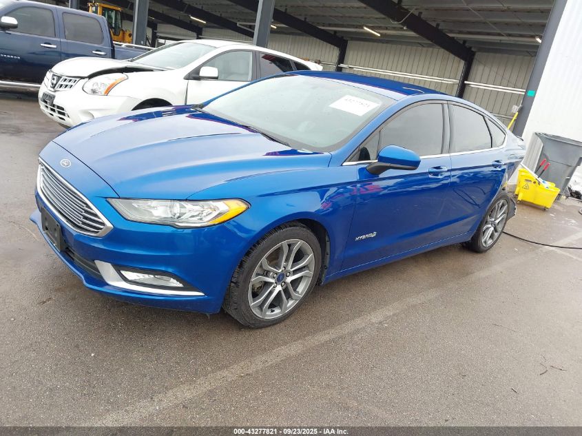 2017 FORD FUSION HYBRID SE - 3FA6P0LU2HR217300