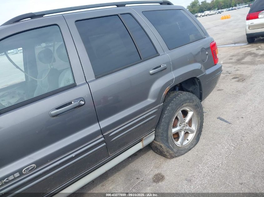 2002 Jeep Grand Cherokee Overland VIN: 1J8GW68J82C154138 Lot: 43277859