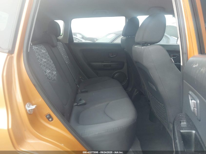 2011 Kia Soul + VIN: KNDJT2A27B7239367 Lot: 43277895