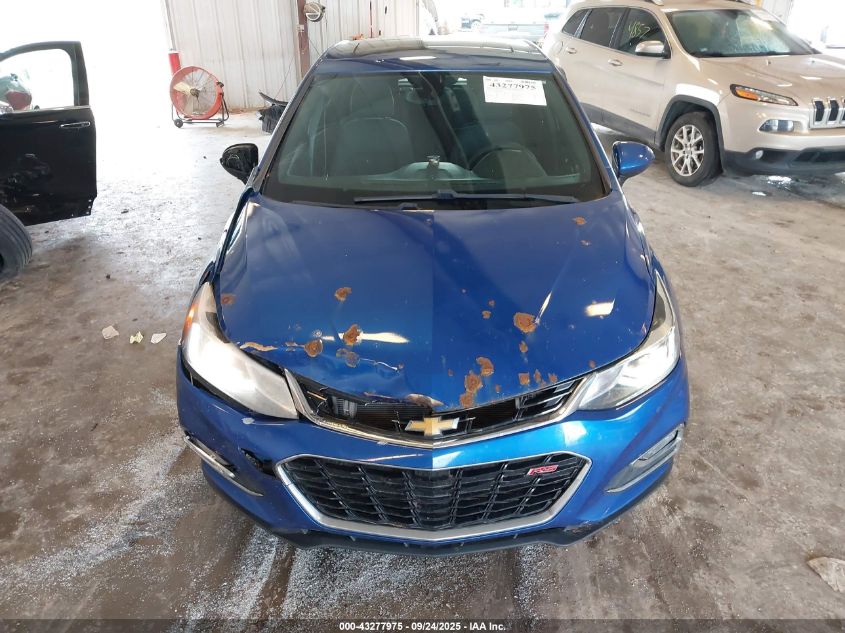 2017 Chevrolet Cruze Lt Auto VIN: 3G1BE6SM5HS612656 Lot: 43277975