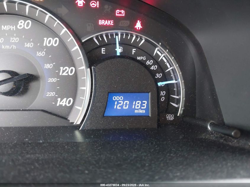 2012 Toyota Camry Xle V6 VIN: 4T1BK1FK2CU011933 Lot: 43278034