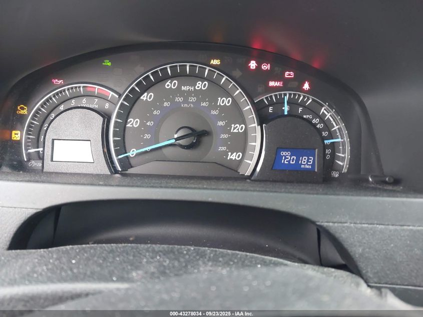 2012 Toyota Camry Xle V6 VIN: 4T1BK1FK2CU011933 Lot: 43278034