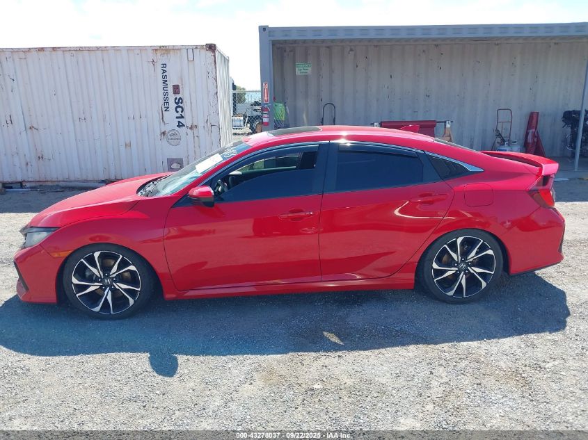 2018 Honda Civic Si VIN: 2HGFC1E56JH708344 Lot: 43278037