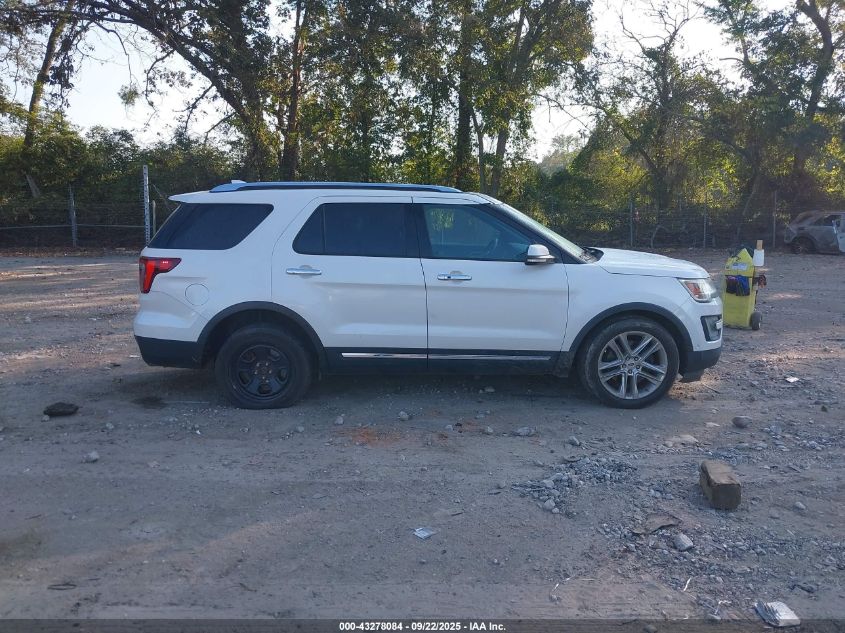 2016 Ford Explorer Limited VIN: 1FM5K8F8XGGC16267 Lot: 43278084
