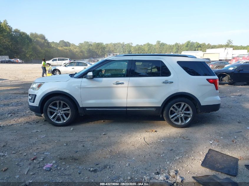 2016 Ford Explorer Limited VIN: 1FM5K8F8XGGC16267 Lot: 43278084