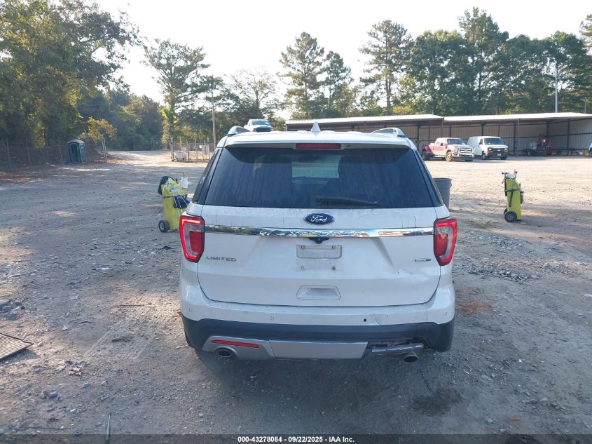 2016 Ford Explorer Limited VIN: 1FM5K8F8XGGC16267 Lot: 43278084