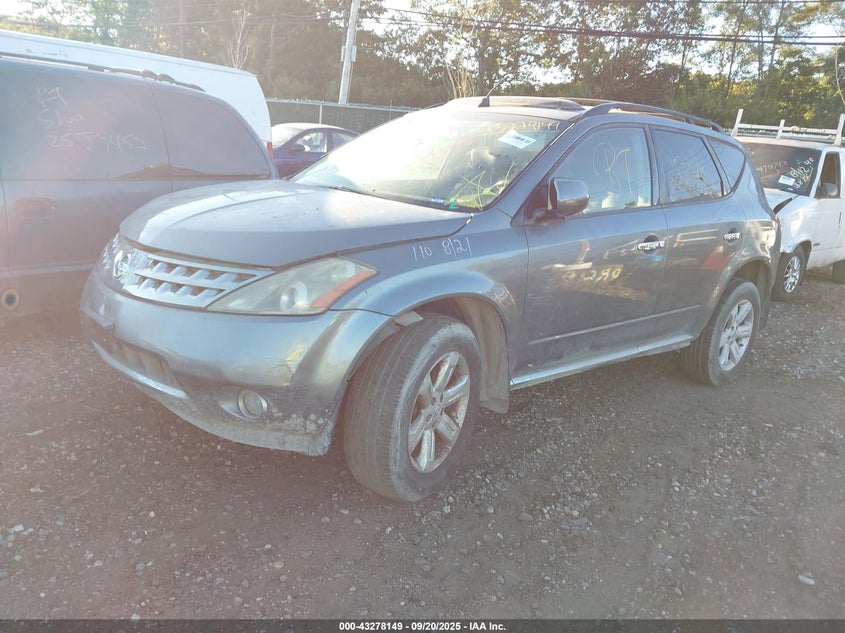 2006 Nissan Murano Sl JN8AZ08W16W512217 photo #3