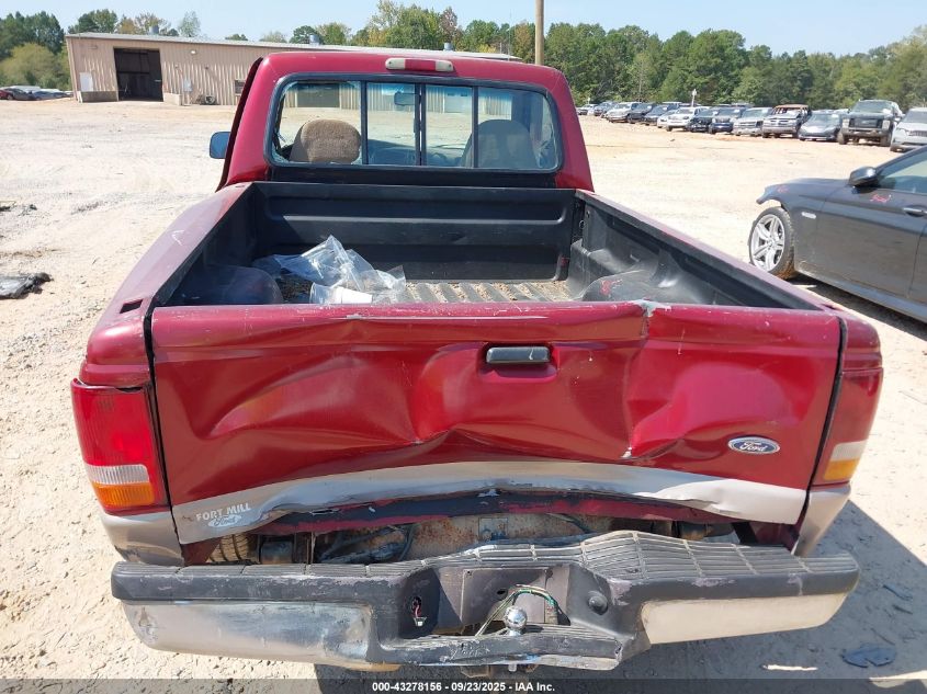 1997 Ford Ranger Splash/Xl/Xlt VIN: 1FTCR10U4VTA85989 Lot: 43278156