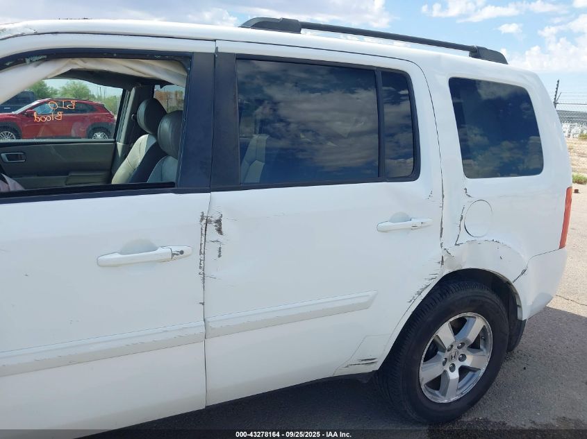 2011 Honda Pilot Ex-L VIN: 5FNYF4H52BB005956 Lot: 43278164