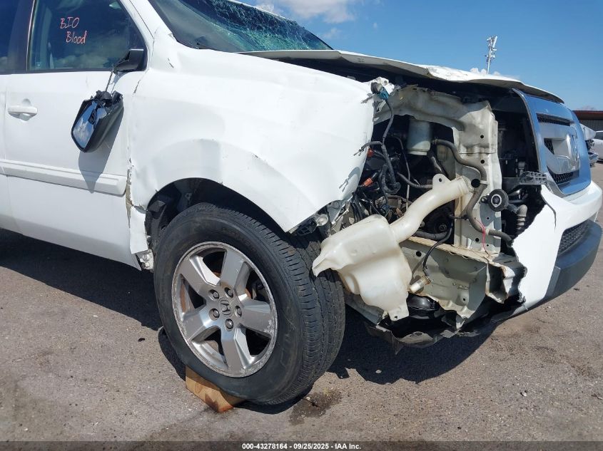 2011 Honda Pilot Ex-L VIN: 5FNYF4H52BB005956 Lot: 43278164