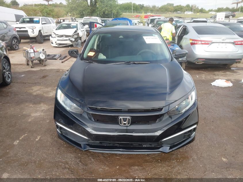 2020 Honda Civic Lx VIN: 19XFC2F61LE002683 Lot: 43278189