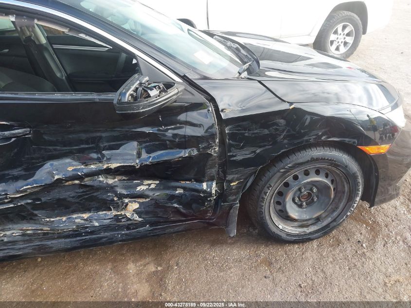 2020 Honda Civic Lx VIN: 19XFC2F61LE002683 Lot: 43278189