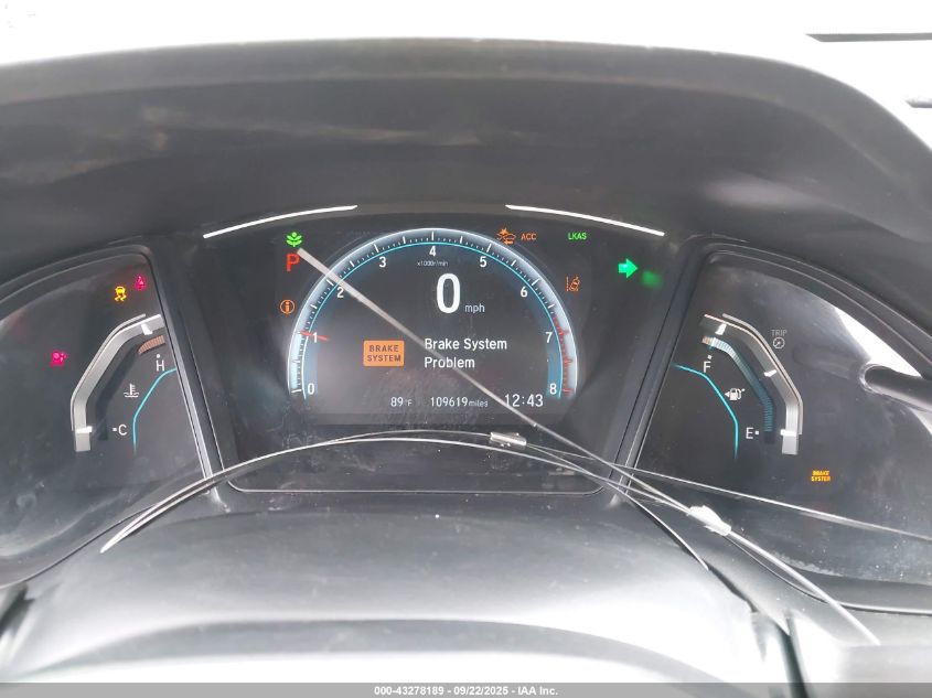 2020 Honda Civic Lx VIN: 19XFC2F61LE002683 Lot: 43278189