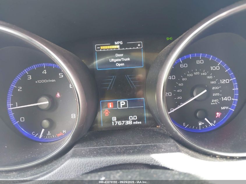 2015 Subaru Outback 2.5I Limited VIN: 4S4BSBNC7F3238416 Lot: 43278193