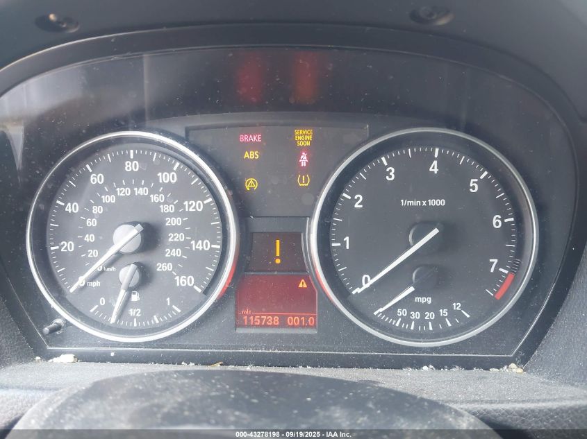 2011 BMW 328I xDrive VIN: WBAPK7C57BA973251 Lot: 43278198