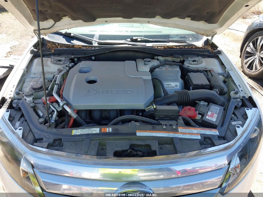 2010 Ford Fusion Hybrid VIN: 3FADP0L32AR220346 Lot: 43278199