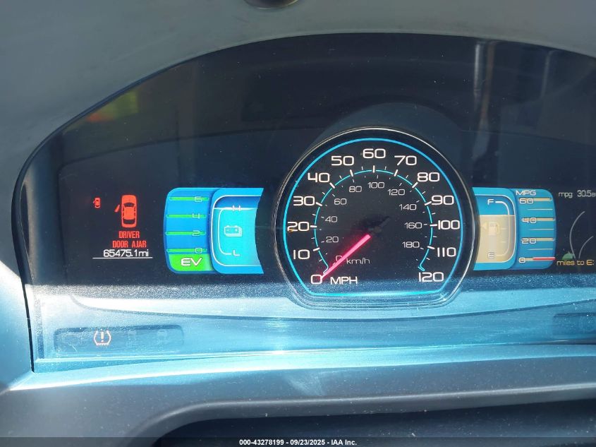 2010 Ford Fusion Hybrid VIN: 3FADP0L32AR220346 Lot: 43278199