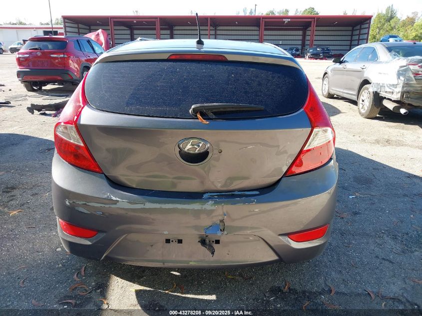 2015 Hyundai Accent Gs VIN: KMHCT5AE9FU208922 Lot: 43278208