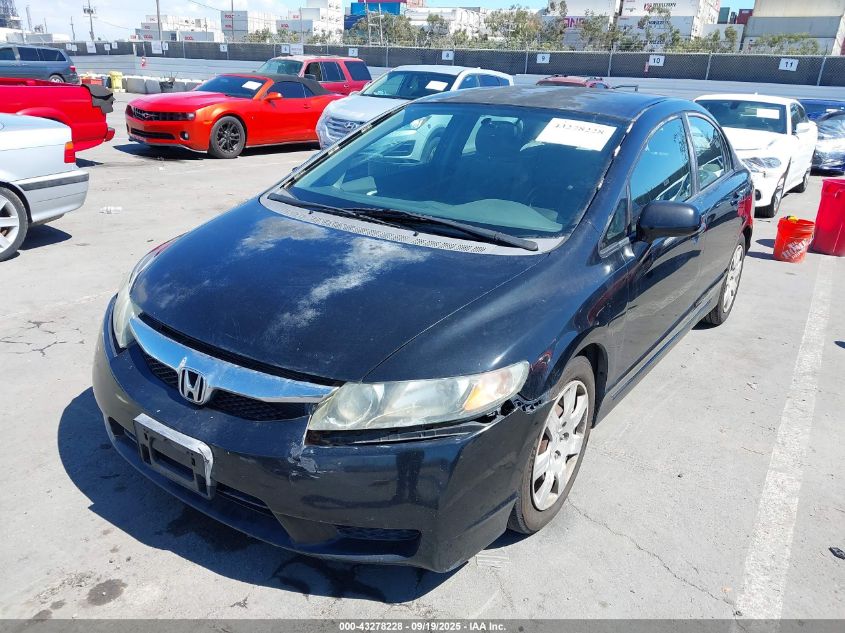2009 Honda Civic Lx VIN: 2HGFA16599H354058 Lot: 43278228