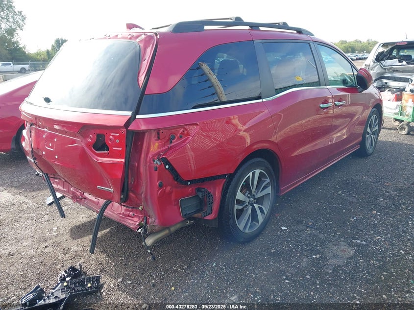 VIN 5FNRL6H89NB011079 2022 HONDA ODYSSEY TOURING