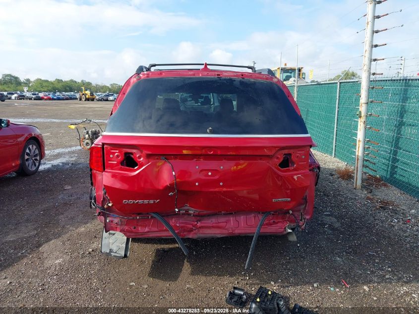 2022 Honda Odyssey Touring VIN: 5FNRL6H89NB011079 Lot: 43278283