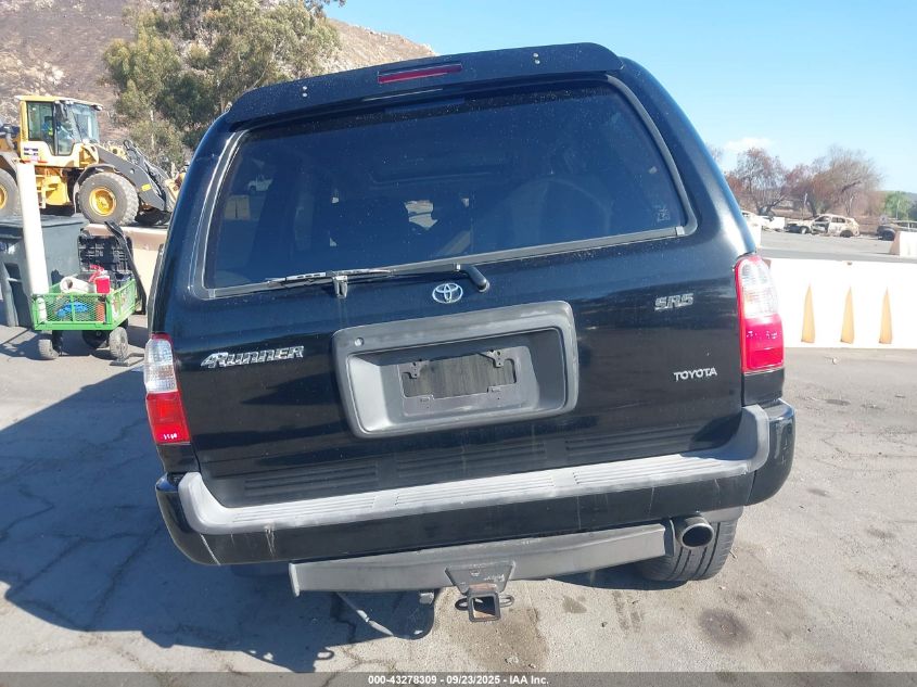 2001 Toyota 4Runner Sr5 V6 VIN: JT3GN86R910209988 Lot: 43278309