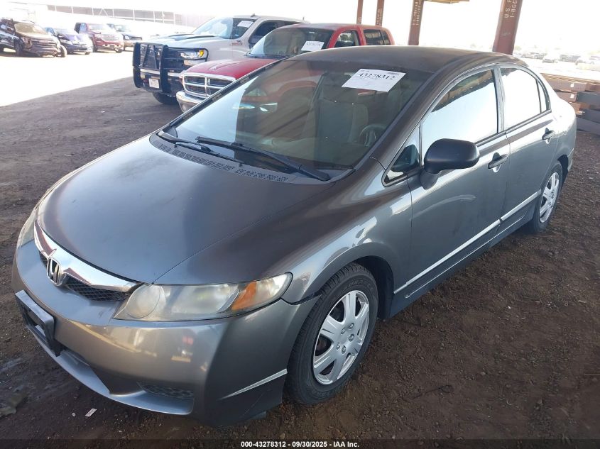 2009 Honda Civic Vp VIN: 2HGFA16389H329750 Lot: 43278312