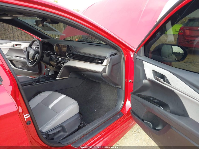 2025 Toyota Camry 2.5 Se Red Lot 111043278317 Vin 4T1DAACK2SU148238