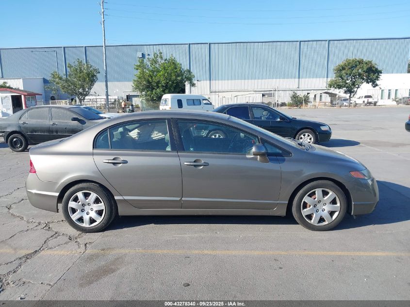 2008 Honda Civic Lx VIN: 2HGFA16508H351791 Lot: 43278340