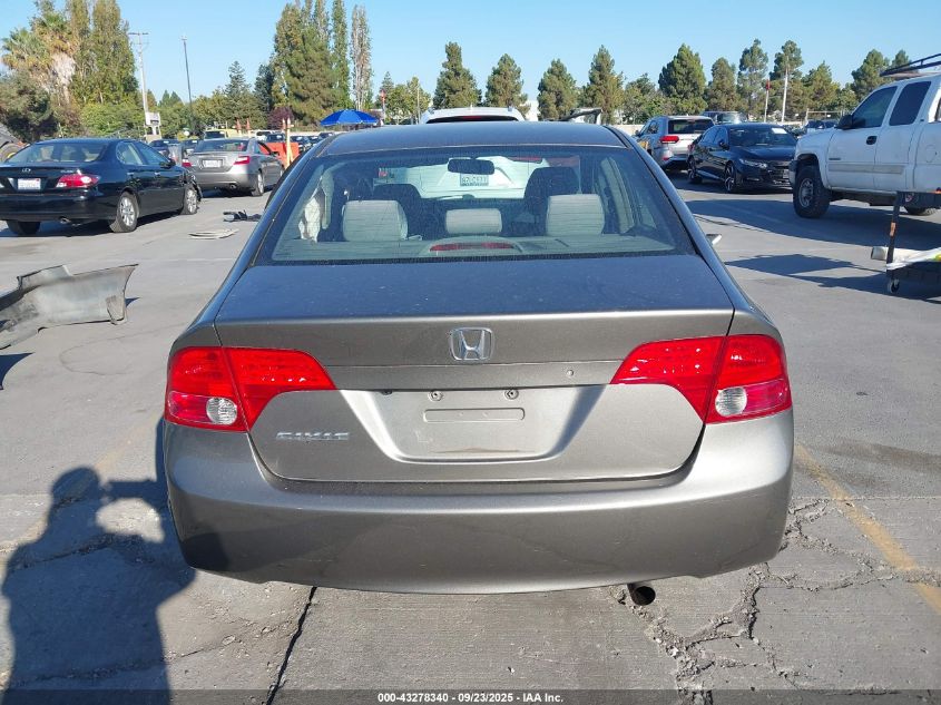 2008 Honda Civic Lx VIN: 2HGFA16508H351791 Lot: 43278340