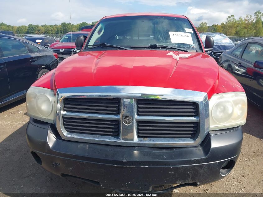2005 Dodge Dakota Slt VIN: 1D7HW42N45S199105 Lot: 43278358