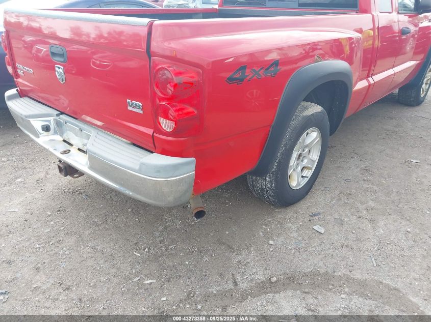 2005 Dodge Dakota Slt VIN: 1D7HW42N45S199105 Lot: 43278358