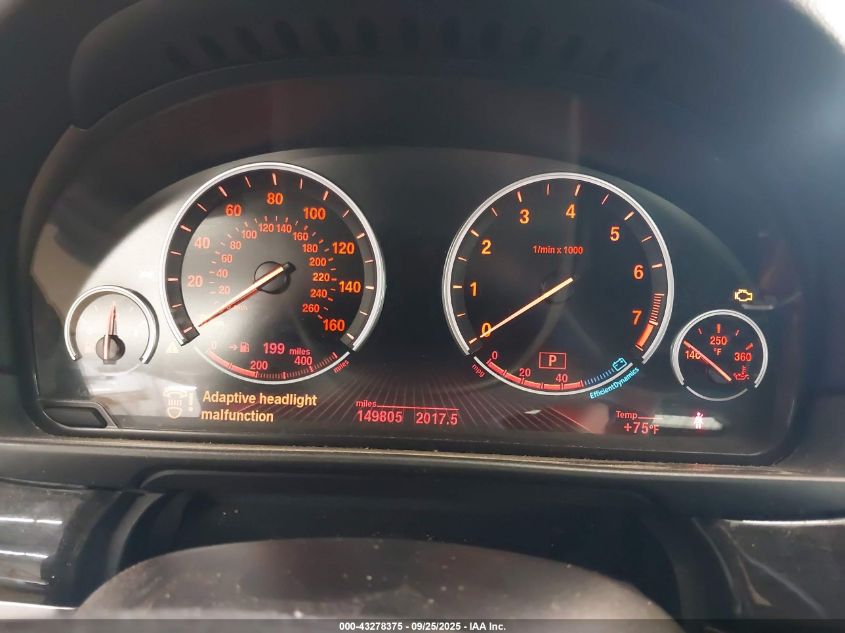 2011 BMW 535I xDrive VIN: WBAFU7C59BC876465 Lot: 43278375