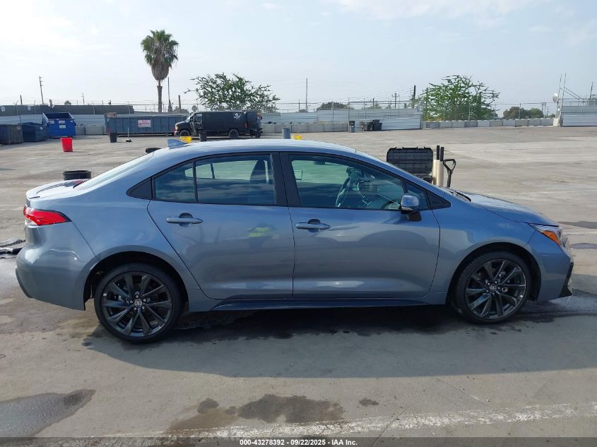 2025 Toyota Corolla Se VIN: 5YFS4MCE4SP245940 Lot: 43278392