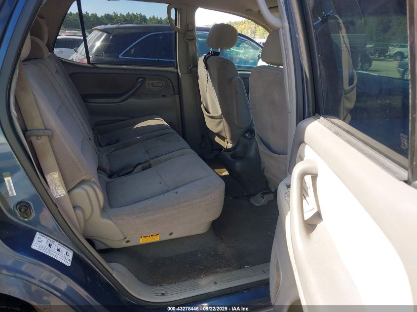 2003 Toyota Sequoia Sr5 V8 VIN: 5TDBT44A43S200780 Lot: 43278446