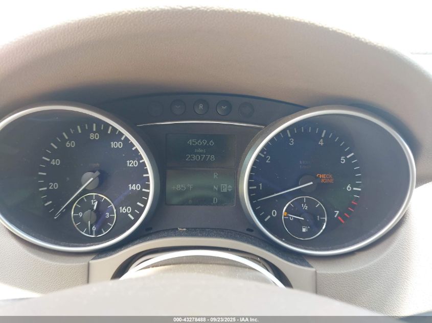 2007 Mercedes-Benz Ml 350 4Matic VIN: 4JGBB86E97A295653 Lot: 43278488