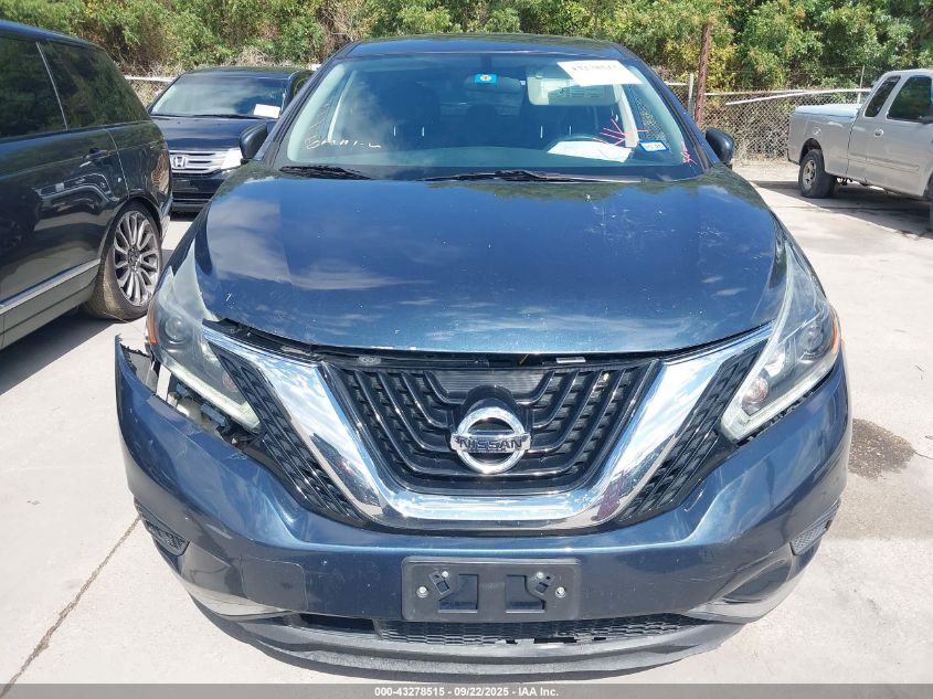 2018 Nissan Murano S VIN: 5N1AZ2MGXJN109076 Lot: 43278515