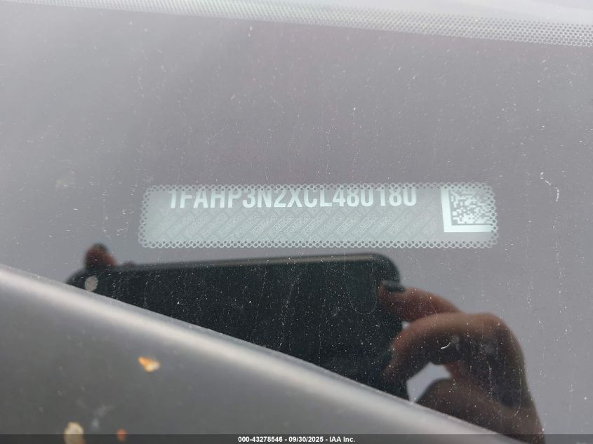 2012 Ford Focus Titanium VIN: 1FAHP3N2XCL480180 Lot: 43278546