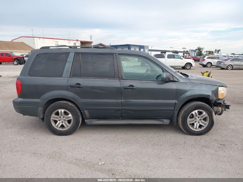 2004 Honda Pilot Ex-L VIN: 2HKYF18514H523365 Lot: 43278578